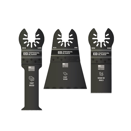 Imperial Blades Standard Wood/Metal Oscillating Saw Blades IBOAV1-3